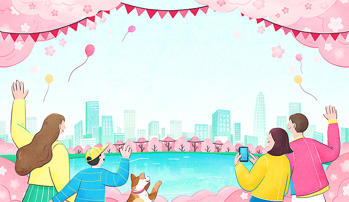 PSD 구름 한마리 여자 남자 꽃잎 포스터 어린이 분홍색 하늘색 일러스트 서울 들기 빌딩 소년 여러명 상반신 성인 스마트폰 손들기 사진촬영 축제 봄 벚꽃 벚나무 강아지 풍선 가랜드 벚꽃축제 석촌호수 잠실 지역축제 대한민국축제 국내일러스트 자연요소 나무 1 계절 꽃 호수 컬러 다수 모션 한국 사람 건물 파란색 핸드폰 스마트기기 반려동물 촬영 개 파티용품 꽃축제 파일형식