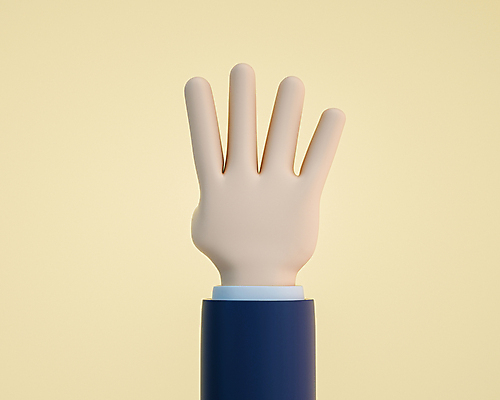 PSD 편집 편집이미지 손 비즈니스 손짓 신체부위 노란색 3D소스 3D 4 디지털합성 편집소스 편집3D 컬러 모션 사람 숫자 파일형식