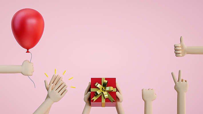 PSD 편집 편집이미지 손 분홍색 응원 모션 들기 손짓 신체부위 선물상자 3D 파이팅 주먹 축하 최고 박수 디지털합성 브이 풍선 따봉 손뼉치기 풍선잡기 편집소스 편집3D 컬러 컨셉 선물 사람 상자 잡기 파일형식