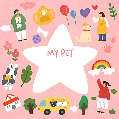 전신 PSD 나무 구름 모자 여자 남자 꽃 반려견 분홍색 무지개 가방 여러마리 일러스트 프레임 성인 세명 반려동물 고양이 앞치마 하트 강아지 풍선 개뼈다귀 동물라이프 별모형 프레임일러스트 성인만 애견훈련소 애견유치원 국내일러스트 자연요소 모양 식물 동물 라이프스타일 잡화 별 컬러 다수 포유류 사람 모형 개 애견간식 파일형식 애견훈련