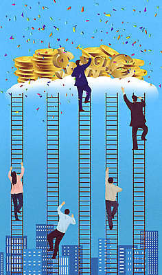 전신 PSD 구름 여자 남자 일러스트 사다리 하늘 들기 정장 빌딩 여러명 성인 건물 파란색 달러 동전 경쟁 유로 잡기 우승 비즈니스맨 비즈니스우먼 원화 떨어짐 라이벌 도착 오르기 금화 꽃가루 골인 손뻗기 결승 동전탑 승리자 황금열쇠 우승자 성인만 국내일러스트 자연요소 건축물 옷 컬러 다수 컨셉 돈 비즈니스 모션 열쇠 사람 쌓기 도구 최고 직장인 황금 가루 파일형식