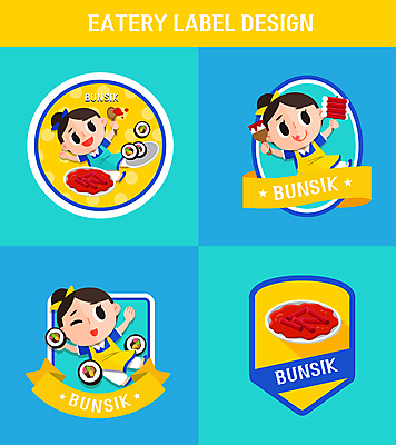 전신 여자 리본 하늘색 일러스트 윙크 들기 성인 세명 세트 노란색 라벨 앞치마 원형 떡볶이 분식 김밥 기름붓 떡꼬치 분식집 성인여자만 국내일러스트 AI파일 도형 음식 컬러 모션 프레임 표정 사람 파란색 식당 붓 꼬치 여자만 성인만 파일형식 벡터