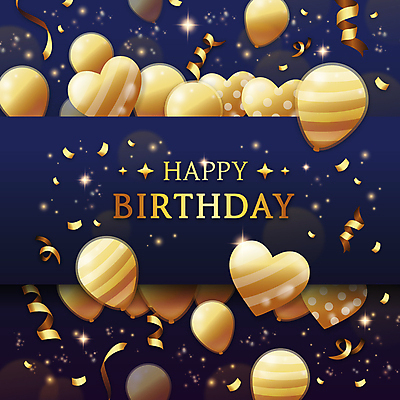 일러스트 프레임 타이포그라피 사람없음 빛 반짝임 노란색 파티 하트 생일 화려 남색 꽃가루 생일축하 프레임일러스트 해피버스데이 국내일러스트 AI파일 모양 문자 기념일 컬러 컨셉 모션 이벤트 축하 가루 파일형식 벡터