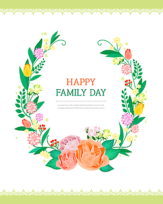 잎 일러스트 봄꽃 프레임 사람없음 초록색 봄 튤립 화사함 가정의달 잎줄기 프레임일러스트 가정의날 국내일러스트 AI파일 식물 계절 기념일 꽃 줄기 컬러 컨셉 5월 파일형식 벡터