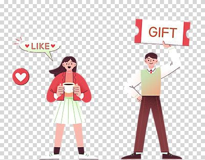 전신 편집 편집이미지 여자 남자 행복 커피 허리손 말풍선 선물 서기 들기 누끼 이벤트 성인 두명 하트 커피잔 공유 PNG 기프티콘 성인만 편집소스 모양 감정 음료 포즈 모션 잔 사람 파일형식