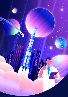 전신 남자 일러스트 한국 한명 들기 상반신 성인 건물 우주 보라색 행성 로켓 도시 최고 태극기 과학자 우주과학 문서 따봉 토성 로켓발사 우주개발 우주공학 성인남자한명만 국내일러스트 AI파일 직업 1 건축물 아시아 컬러 과학 모션 사람 국기 발사 공학 학자 남자한명만 성인남자만 파일형식 벡터