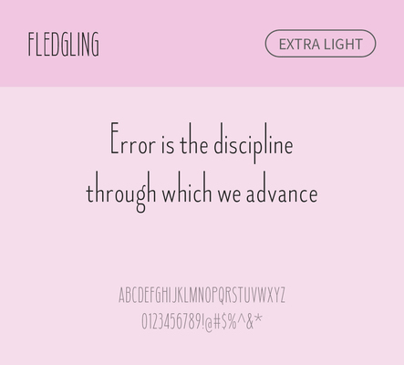 알파벳 영어 폰트 사람없음 OTF 라이트체 낱개폰트 설치폰트 디자인서체 영문폰트 Fledgling_서체 Typodermic_서체 산세리프체 문자 파일형식