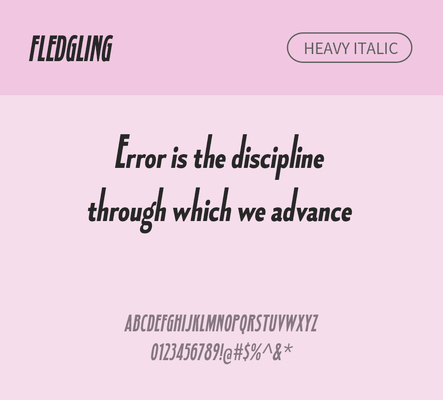 알파벳 영어 폰트 사람없음 OTF 낱개폰트 설치폰트 디자인서체 영문폰트 Fledgling_서체 Typodermic_서체 산세리프체 이탤릭체 헤비체 문자 파일형식