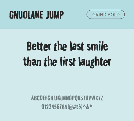 알파벳 영어 폰트 사람없음 OTF 볼드체 낱개폰트 설치폰트 디자인서체 영문폰트 GnuolaneJump_서체 Typodermic_서체 문자 파일형식