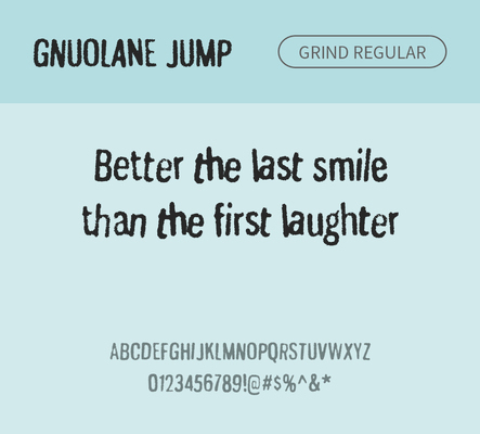 알파벳 영어 폰트 사람없음 OTF 레귤러체 낱개폰트 설치폰트 디자인서체 영문폰트 GnuolaneJump_서체 Typodermic_서체 문자 파일형식