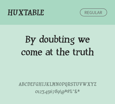 알파벳 영어 폰트 사람없음 OTF 레귤러체 낱개폰트 설치폰트 디자인서체 영문폰트 Huxtable_서체 Typodermic_서체 슬랩세리프체 손글씨체 문자 손글씨 파일형식