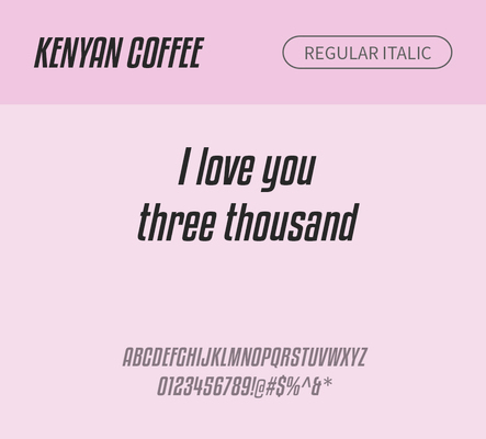 알파벳 영어 폰트 사람없음 OTF 레귤러체 낱개폰트 설치폰트 디자인서체 영문폰트 KenyanCoffee_서체 Typodermic_서체 산세리프체 이탤릭체 모던체 문자 파일형식