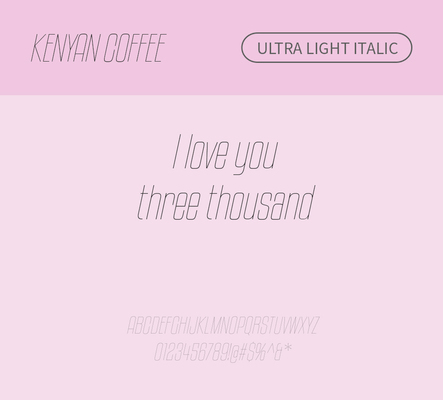 알파벳 영어 폰트 사람없음 OTF 라이트체 낱개폰트 설치폰트 디자인서체 영문폰트 KenyanCoffee_서체 Typodermic_서체 산세리프체 이탤릭체 모던체 문자 파일형식