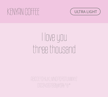 알파벳 영어 폰트 사람없음 OTF 라이트체 낱개폰트 설치폰트 디자인서체 영문폰트 KenyanCoffee_서체 Typodermic_서체 산세리프체 모던체 문자 파일형식