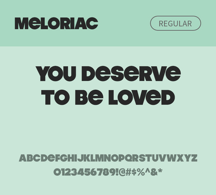 알파벳 영어 폰트 사람없음 OTF 레귤러체 낱개폰트 설치폰트 디자인서체 영문폰트 엑스트라볼드체 Meloriac_서체 Typodermic_서체 로고체 문자 파일형식