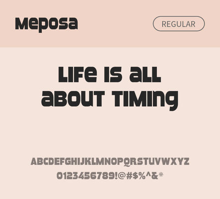 알파벳 영어 폰트 사람없음 OTF 낱개폰트 설치폰트 디자인서체 영문폰트 Meposa_서체 Typodermic_서체 로고체 문자 파일형식