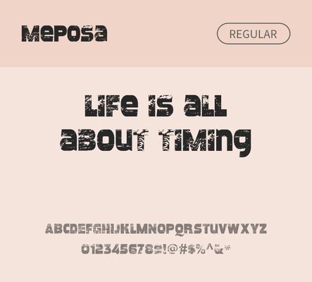 알파벳 영어 폰트 사람없음 OTF 낱개폰트 설치폰트 디자인서체 영문폰트 Meposa_서체 MeposaStamp_서체 Typodermic_서체 로고체 그런지체 문자 서체 파일형식