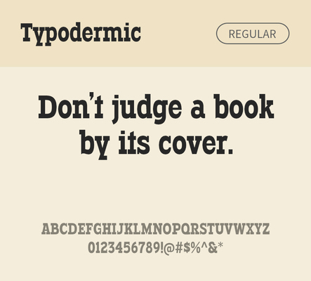 알파벳 영어 폰트 사람없음 OTF 레귤러체 낱개폰트 설치폰트 디자인서체 영문폰트 Typodermic_서체 슬랩세리프체 문자 파일형식