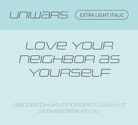 알파벳 영어 폰트 사람없음 OTF 라이트체 낱개폰트 설치폰트 디자인서체 영문폰트 Uniwars_서체 Typodermic_서체 이탤릭체 사이버체 비디오게임체 문자 서체 파일형식