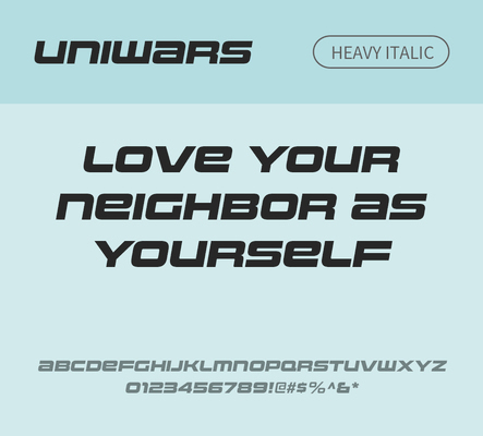 알파벳 영어 폰트 사람없음 OTF 낱개폰트 설치폰트 디자인서체 영문폰트 Uniwars_서체 Typodermic_서체 이탤릭체 헤비체 사이버체 비디오게임체 문자 서체 파일형식