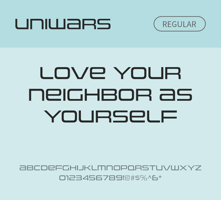 알파벳 영어 폰트 사람없음 OTF 레귤러체 낱개폰트 설치폰트 디자인서체 영문폰트 Uniwars_서체 Typodermic_서체 사이버체 비디오게임체 문자 서체 파일형식