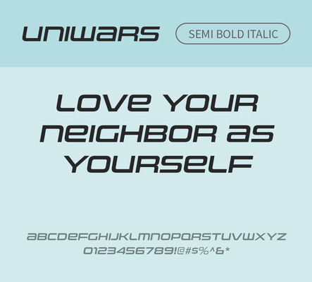 알파벳 영어 폰트 사람없음 OTF 낱개폰트 설치폰트 디자인서체 세미볼드체 영문폰트 Uniwars_서체 Typodermic_서체 이탤릭체 사이버체 비디오게임체 문자 서체 파일형식