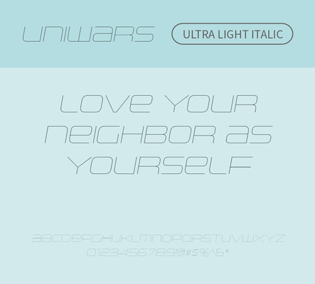 알파벳 영어 폰트 사람없음 OTF 라이트체 낱개폰트 설치폰트 디자인서체 영문폰트 Uniwars_서체 Typodermic_서체 이탤릭체 사이버체 비디오게임체 문자 서체 파일형식