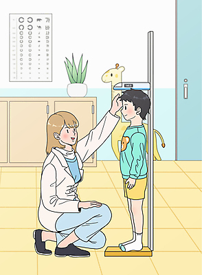 전신 PSD 여자 남자 화분 어린이 일러스트 서기 소년 성인 두명 손들기 진료 서랍장 소아과 키재기 웅크림 소아과의사 시력검사표 신장계 신장측정기 어린이병원 국내일러스트 가구 의학 의료기기 모션 병원 사람 의사 측정 키_신체 파일형식