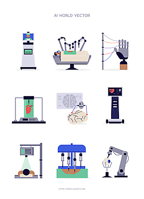 남자 일러스트 의학 병원 상반신 성인 사람없음 세명 기계 환자 의사 심장 수술 로봇 분석 뇌 수술도구 로봇팔 바이탈사인 스캔 심전도모니터 의수 장기기증 성인남자만 의료로봇 AI_인공지능 국내일러스트 AI파일 컨셉 사람 치료 의료진 의학용품 장기_의학 기부 남자만 성인만 파일형식 벡터