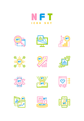 아이콘 화살표 음악 음표 돋보기 그래프 사람없음 스마트폰 홈페이지 디지털 모니터 동전 하트 라인아이콘 그림 작품 상승 이미지 디지털산업 동영상 음원 블록체인 NFT 2D아이콘 AI파일 모양 기호 산업 컨셉 돈 문화예술 미술 금융 핸드폰 스마트기기 컴퓨터 파일형식 벡터 4차산업 가상화폐