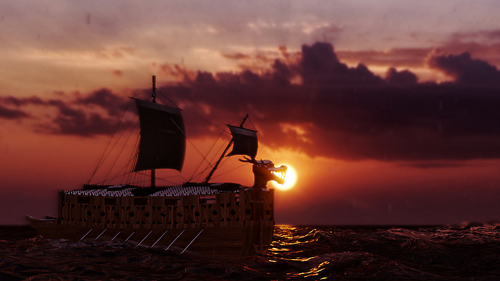 PSD 구름 편집 편집이미지 파도 바다 하늘 사람없음 태양 3D 노을 디지털합성 거북선 충무공 편집소스 호국보훈의달 이미지편집 편집3D 자연요소 6월 파일형식