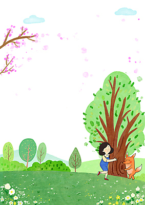 전신 PSD 나무 구름 한마리 여자 꽃잎 어린이 동물캐릭터 일러스트 봄꽃 안기 한명 서기 소녀 잔디 봄풍경 봄 나뭇가지 여우 다리들기 소녀한명만 국내일러스트 일러캐릭터 자연요소 식물 동물 캐릭터 1 계절 꽃 포유류 모션 사람 풍경 여자한명만 소녀만 파일형식