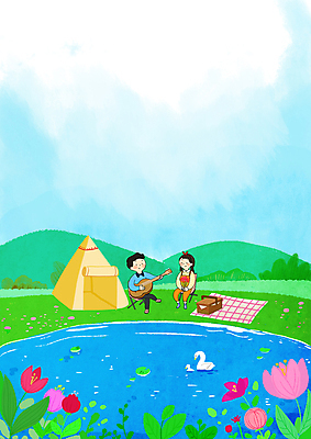 전신 PSD 여자 남자 호수 여유 두마리 연주 일러스트 봄꽃 하늘 휴식 산 텐트 들기 앉기 성인 두명 눈감음 봄풍경 봄 캠핑 통기타 캠핑장 돗자리 백조 봄소풍 봄여행 소풍바구니 성인만 국내일러스트 계절 꽃 감정 음악 여행 컨셉 2 모션 조류 레저 캠핑도구 사람 풍경 소풍 바구니 기타 파일형식