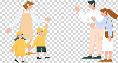 전신 편집 편집이미지 여자 남자 딸 아들 어린이 가족 서기 누끼 소녀 소년 여러명 성인 유치원 아빠 등교 손인사 유치원복 유치원선생님 워킹맘 PNG 맞벌이 편집소스 워킹대디 등원 돌봄서비스 옷 교육 다수 관계 모션 엄마 사람 교사 인사 비즈니스맨 비즈니스우먼 서비스 등하교 파일형식