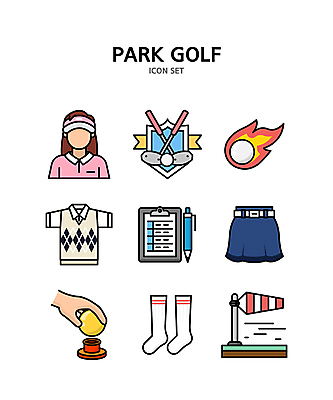 아이콘 손 여자 티셔츠 불꽃 양말 골프공 한명 성인 신체부위 치마 펜 볼펜 골프채 잡기 골프웨어 문서 풍향계 서류판 성인여자한명만 파크골프 2D아이콘 AI파일 1 옷 셔츠 골프 공 모션 하의 불 골프용품 사람 필기구 사무용품 기계 여자한명만 성인여자만 파일형식 벡터