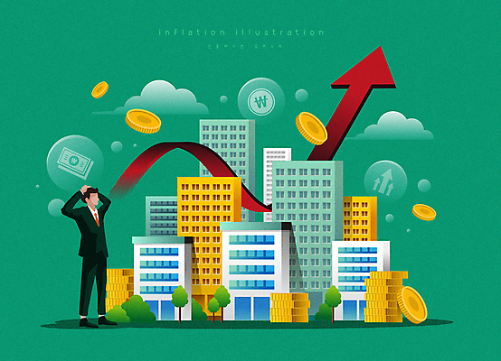 전신 남자 화살표 일러스트 한명 서기 정장 빌딩 성인 건물 초록색 경제 동전 도시 시세 비즈니스맨 좌절 상승 금화 집값 감싸기 절규 폭등 얼굴없음 성인남자한명만 인플레이션 국내일러스트 AI파일 1 건축물 옷 감정 컬러 컨셉 돈 비즈니스 모션 부동산 사람 금융 직장인 황금 남자한명만 성인남자만 파일형식 벡터