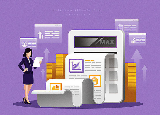 전신 여자 화살표 허리손 지폐 일러스트 한명 서기 들기 정장 성인 경제 보라색 계산기 비즈니스우먼 돈다발 문서 상승 영수증 폭등 얼굴없음 지표 성인여자한명만 인플레이션 나오기 국내일러스트 AI파일 1 옷 컬러 포즈 컨셉 돈 비즈니스 모션 문구용품 사람 금융 장비 직장인 여자한명만 성인여자만 파일형식 벡터