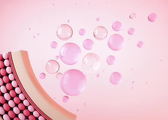 PSD 편집 편집이미지 분홍색 사람없음 뷰티 3D 원형 피부 디지털합성 피부관리 스킨케어 안티에이징 콜라겐 탄력 편집소스 피부건강 피부층 이미지편집 편집3D 도형 컬러 건강 신체부위 단백질 파일형식