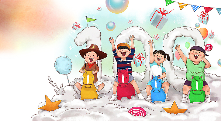 전신 PSD 구름 여자 남자 행복 별 어린이 일러스트 웃음 앉기 소녀 소년 여러명 선물상자 파티 희망 만세 축하 깃발 목마 비눗방울 어린이날 솜사탕 어린이만 100주년 국내일러스트 자연요소 기념일 감정 다수 컨셉 모션 디저트 표정 선물 사람 이벤트 상자 파일형식