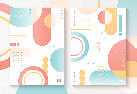 하늘색 백그라운드 일러스트 추상 사람없음 그래픽 사각형 봄 점 원형 그라데이션 기하학 파스텔톤 코랄 국내일러스트 AI파일 도형 계절 컬러 무늬 파란색 파일형식 벡터