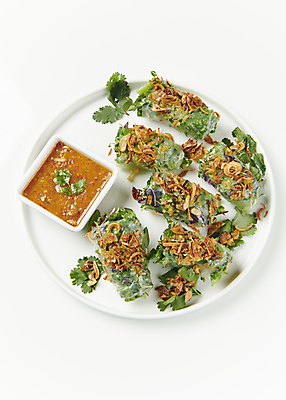 포토 JPG 접시 실내 사람없음 하이앵글 소스 흰배경 종지 동남아음식 스프링롤 태국음식 로컬푸드 샐러드롤 국내포토 그릇 식기 음식 뷰포인트 백그라운드 내부 농산물 중식 흰색 양념 동양음식 파일형식