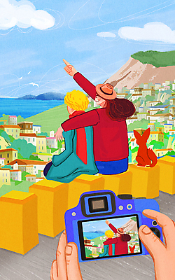 PSD 손 부부 여자 일러스트 어깨동무 한명 들기 앉기 상반신 성인 신체부위 동상 카메라 사진촬영 가리킴 여우 부산 국내여행 어린왕자 감천문화마을 성인여자한명만 국내일러스트 1 커플 여행 포즈 포유류 모션 동화 한국 사람 손짓 전자제품 조형물 마을 촬영 기념물 여자한명만 성인여자만 파일형식