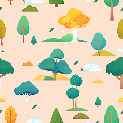 나무 분홍색 패턴 일러스트 자연 단풍나무 나뭇잎 산 사람없음 패턴백그라운드 바위 풀 동산 국내일러스트 AI파일 식물 컬러 백그라운드 단풍 잎 무늬 돌_바위 생태계 파일형식 벡터