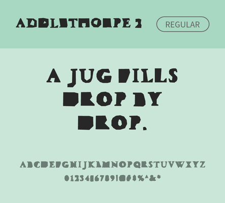 알파벳 영어 폰트 사람없음 OTF 레귤러체 낱개폰트 설치폰트 디자인서체 영문폰트 Typodermic_서체 활자체 Addlethorpe_서체 Addlethorpe2_서체 문자 파일형식