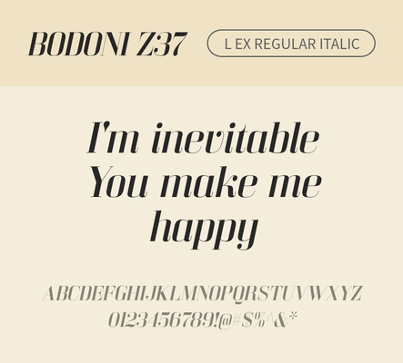 알파벳 영어 폰트 사람없음 OTF 레귤러체 낱개폰트 설치폰트 디자인서체 영문폰트 Bodoni_서체 BodoniZ37L_서체 Typodermic_서체 세리프체 이탤릭체 문자 파일형식