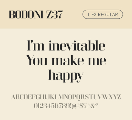 알파벳 영어 폰트 사람없음 OTF 레귤러체 낱개폰트 설치폰트 디자인서체 영문폰트 Bodoni_서체 BodoniZ37L_서체 Typodermic_서체 세리프체 문자 파일형식