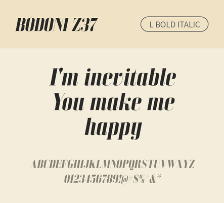 알파벳 영어 폰트 사람없음 OTF 볼드체 낱개폰트 설치폰트 디자인서체 영문폰트 Bodoni_서체 BodoniZ37L_서체 Typodermic_서체 세리프체 이탤릭체 문자 파일형식