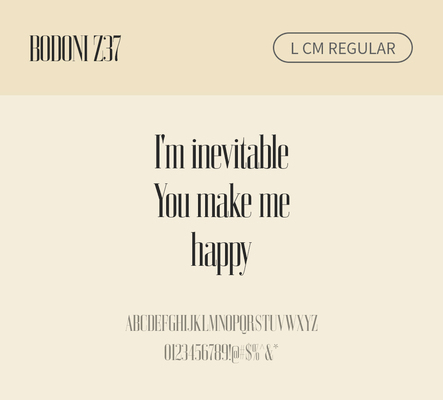 알파벳 영어 폰트 사람없음 OTF 레귤러체 낱개폰트 설치폰트 디자인서체 영문폰트 Bodoni_서체 BodoniZ37L_서체 Typodermic_서체 세리프체 문자 파일형식