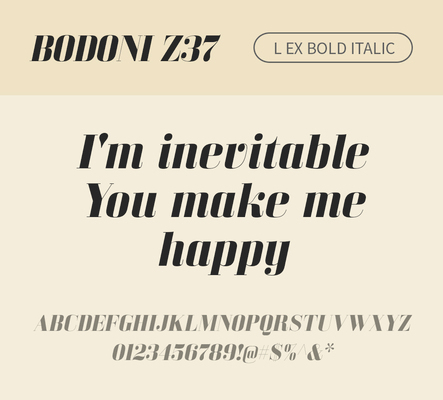 알파벳 영어 폰트 사람없음 OTF 볼드체 낱개폰트 설치폰트 디자인서체 영문폰트 Bodoni_서체 BodoniZ37L_서체 Typodermic_서체 세리프체 이탤릭체 문자 파일형식