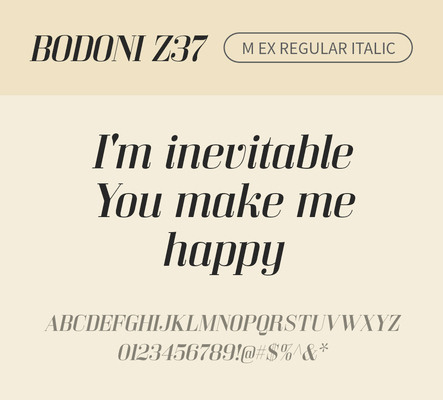 알파벳 영어 폰트 사람없음 OTF 레귤러체 낱개폰트 설치폰트 디자인서체 영문폰트 Bodoni_서체 BodoniZ37M_서체 Typodermic_서체 세리프체 이탤릭체 문자 파일형식